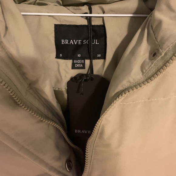 BNWT ASOS Brave Soul Puffer - Picture 3 of 4